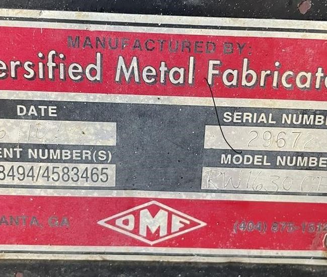 2010 DIVERSIFIED FABRICATORS RW-1630 - Image 10